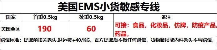 美国集运 美国集运